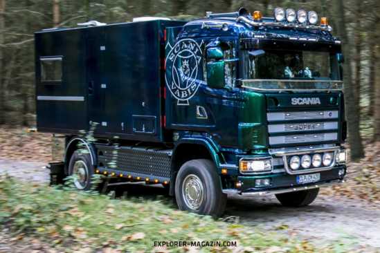 Scania 124.420 4x4 Allrad-Wohnmobil