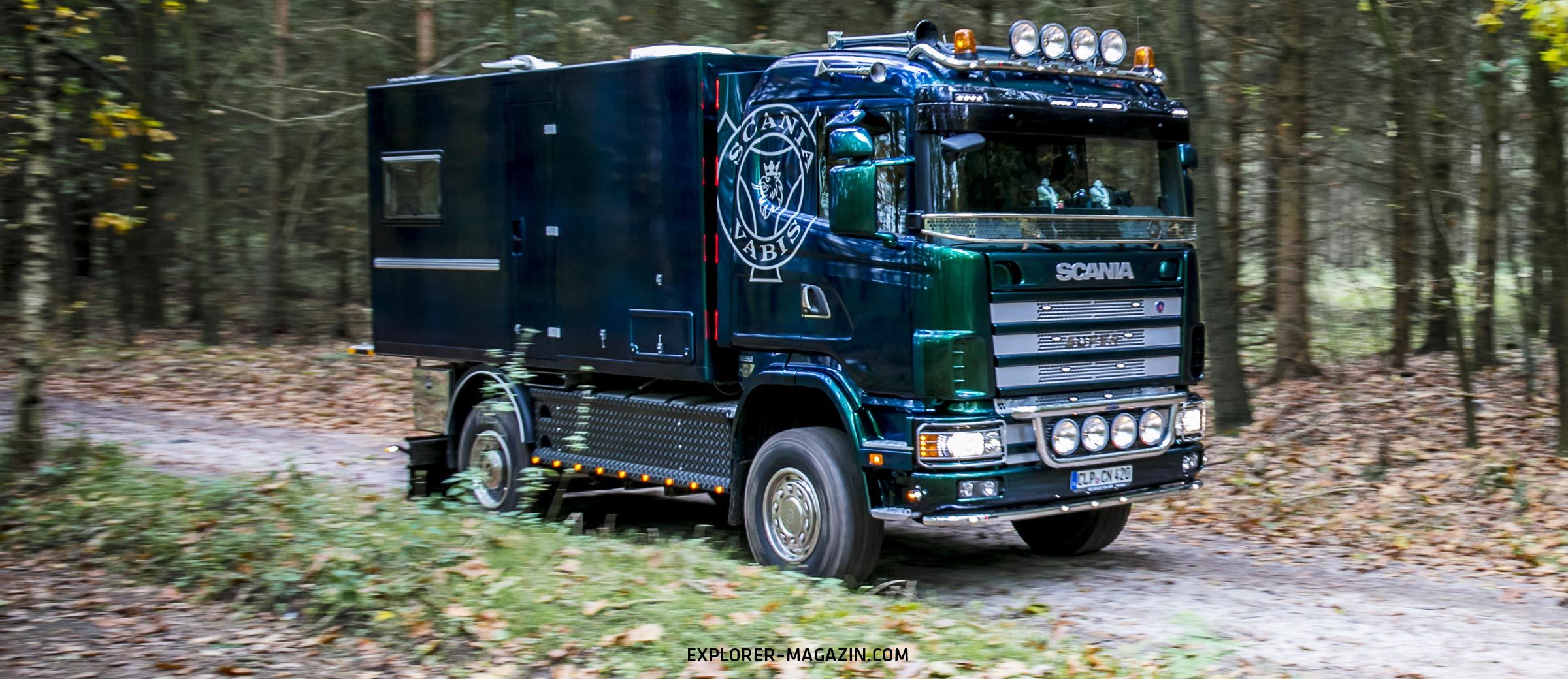 Scania 124.420 4x4 Allrad-Wohnmobil
