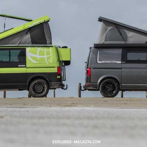 VW T6 4Motion Allrad Campingbus Vergleichstest