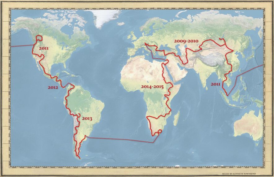 Sechs Jahre Weltumrundung - Im Lkw-Oldtimer durch 54 Länder – Globetrotter Overlander Buch von Abseitsreisen