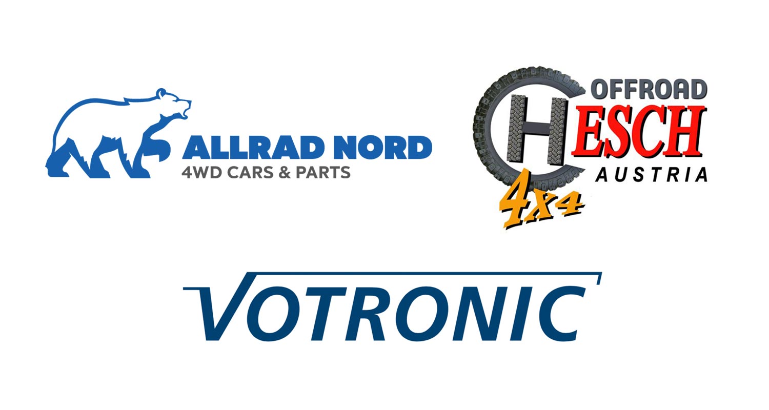 Allrad Nord, Offroad Hesch, Votronic Logos