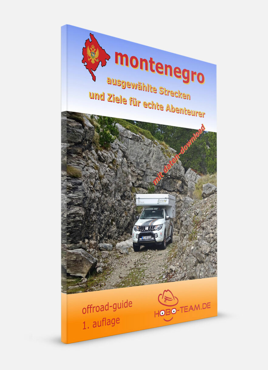 Montenegro Offroad Guide Buch
