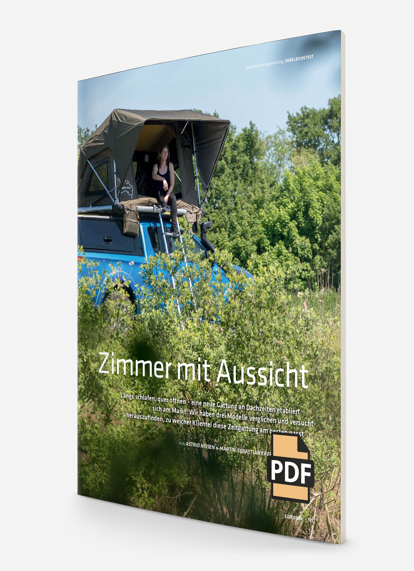 explorer Dachzelt-Tests PDF - explorer Magazin