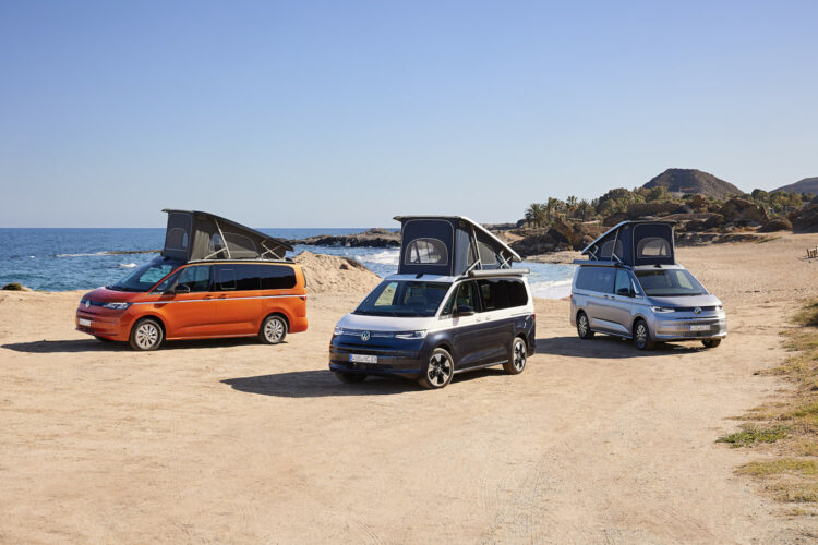 Die New California-Modelle sind ab Juni bestellbar | Foto: Volkswagen Nutzfahrzeuge