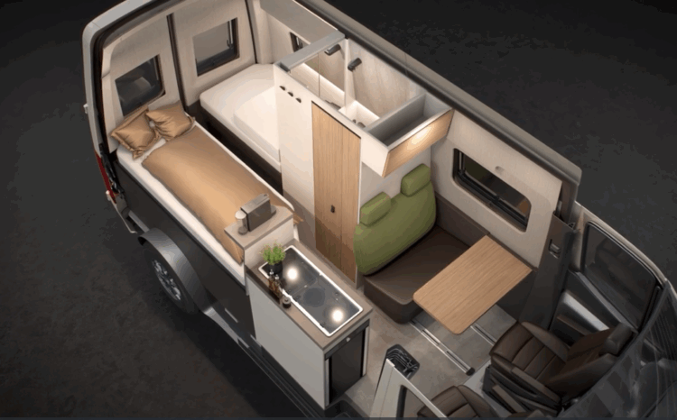 Bürstner HMX 6.0 Draufsicht